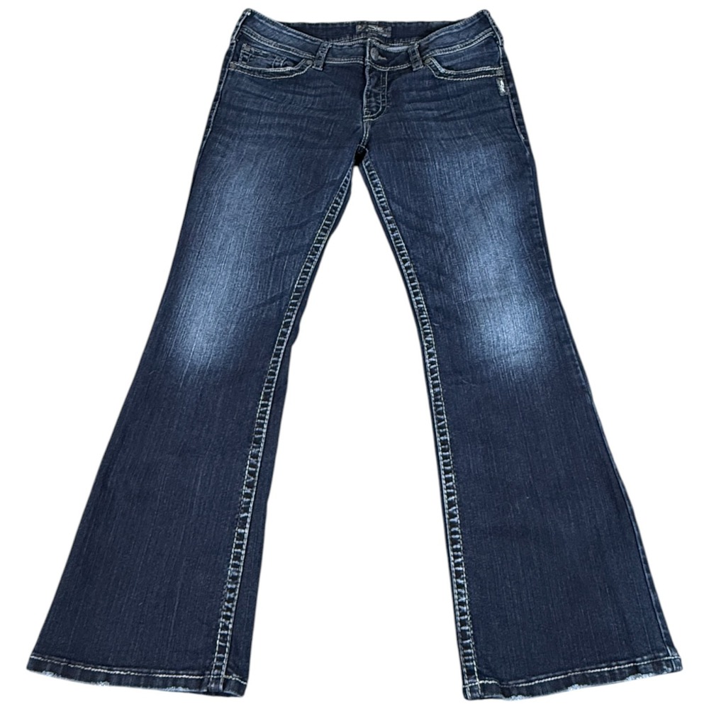 Silver Jeans Co. Suki Surplus Mid‎ Rise Bootcut Jeans Womens 34x32 (36x30) Blue